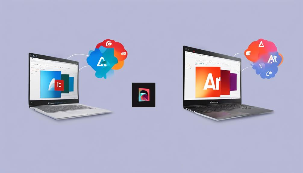comparing adobe product features